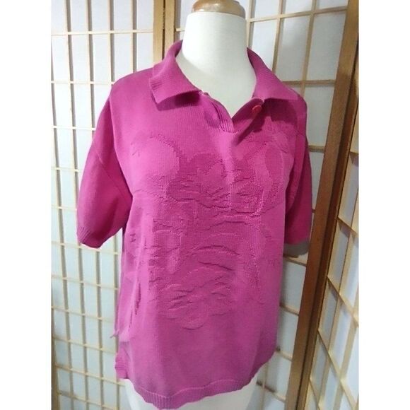 VTG Halston Lg Collared Sweater - Picture 15 of 16